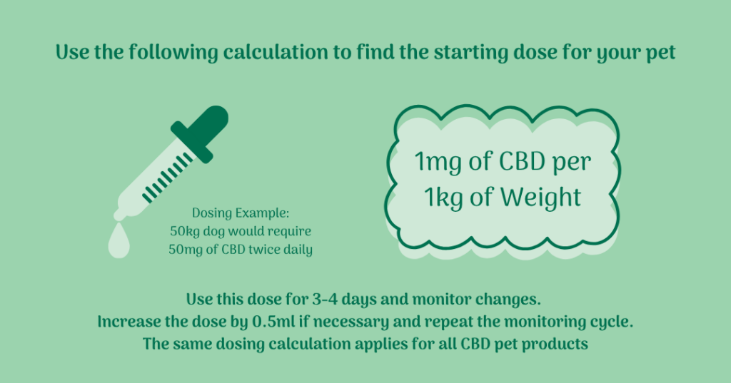 CBD dosing for your pets