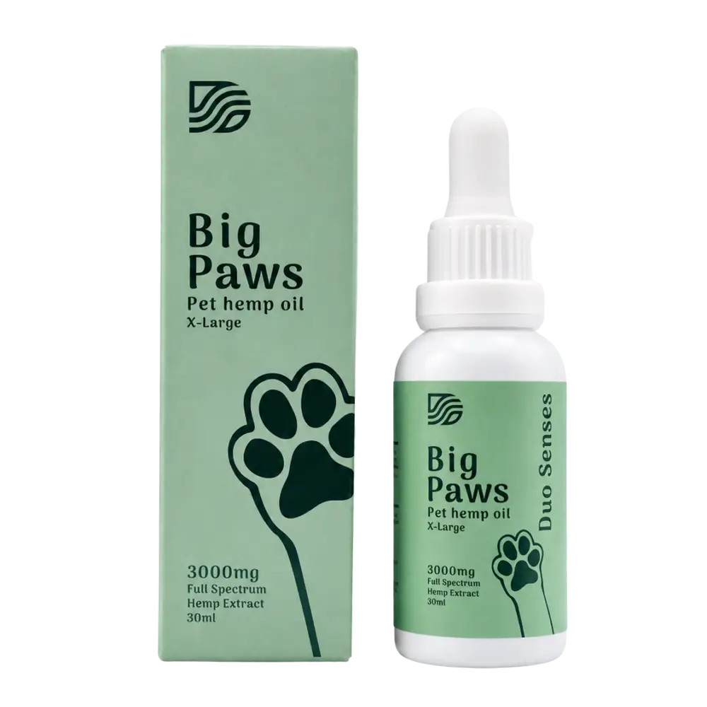Duo Senses Big Paws 3000mg Full Spectrum CBD Oil for X-Large Pets 30ml Bottle