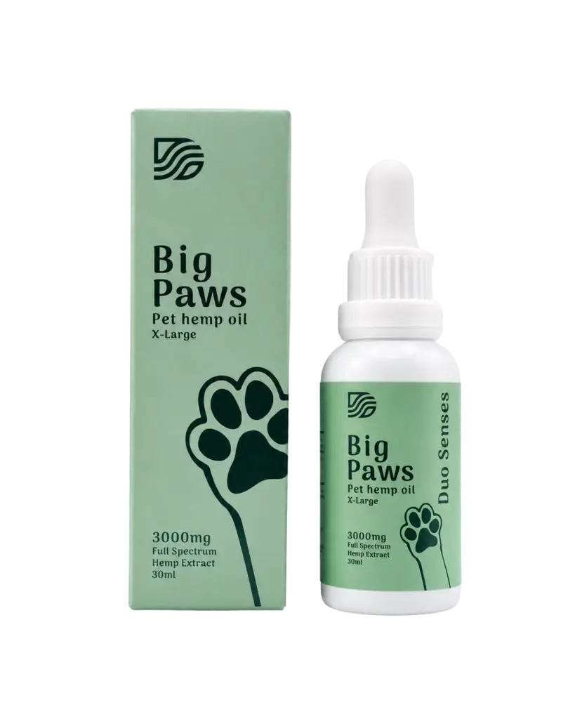 Duo Senses Big Paws 3000mg Full Spectrum CBD Oil for X-Large Pets 30ml Bottle