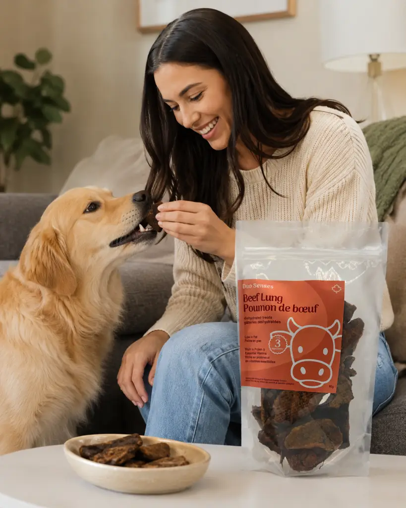 dehydrated beef lung dog treats canada only 3 ingredients duo senses