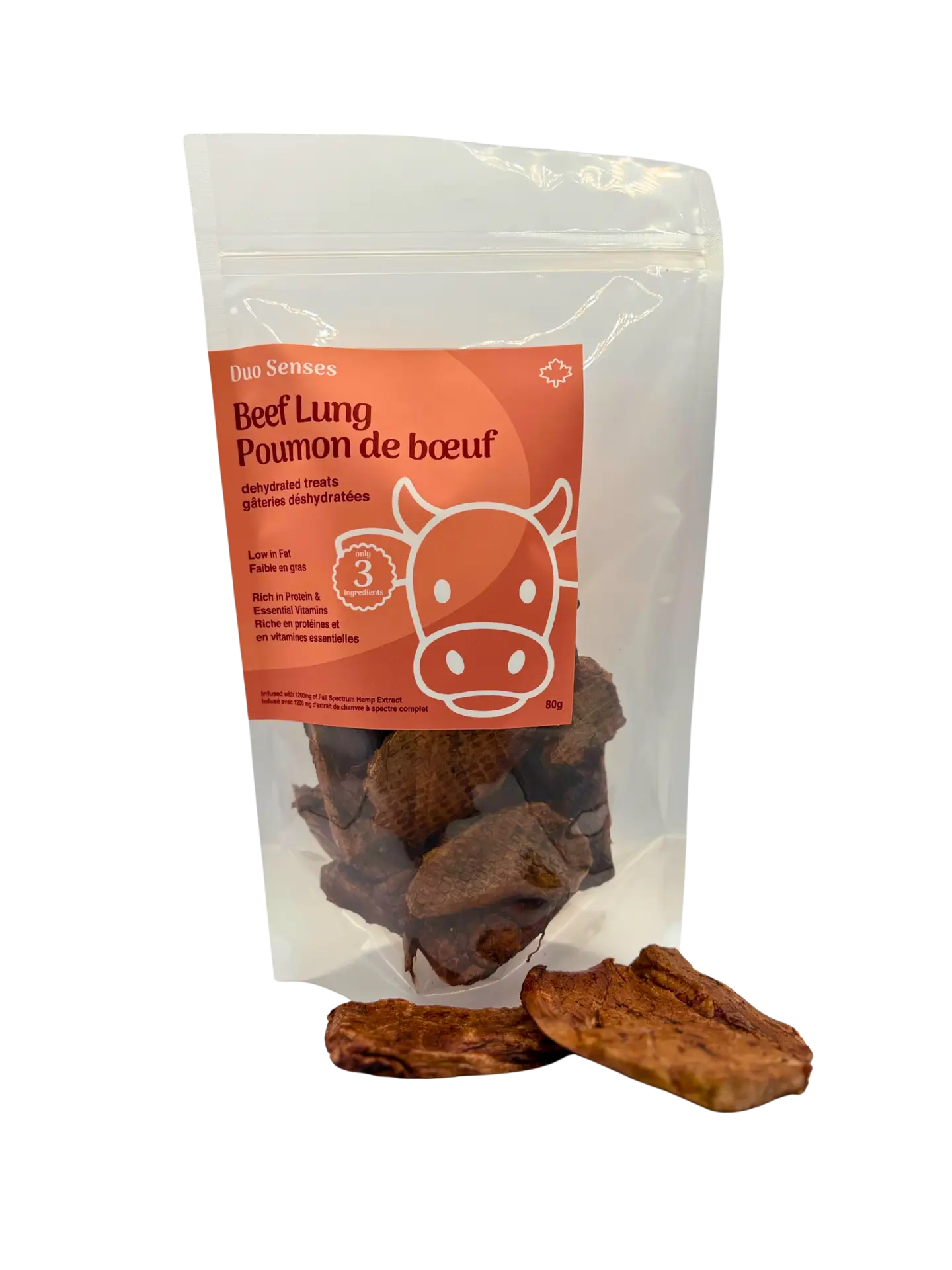 Beef Lung Dehydrated Dog Treats Canada – 1200mg Full Spectrum CBD 1 duo senses beef lung dehydrated dog treats canada 80g bag