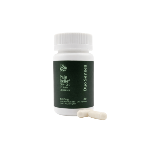 CBD CBG Capsules for Pain Relief